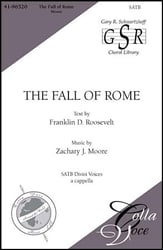 The Fall of Rome SATB choral sheet music cover